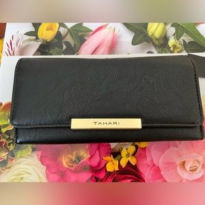 Tahari Black Clutch/Wallet-NWT